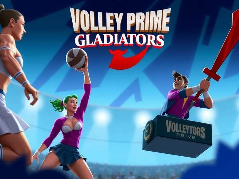Volley Prime Gladiators - India's Most Loved Volleyball Game Volley Prime Gladiators Game Banner